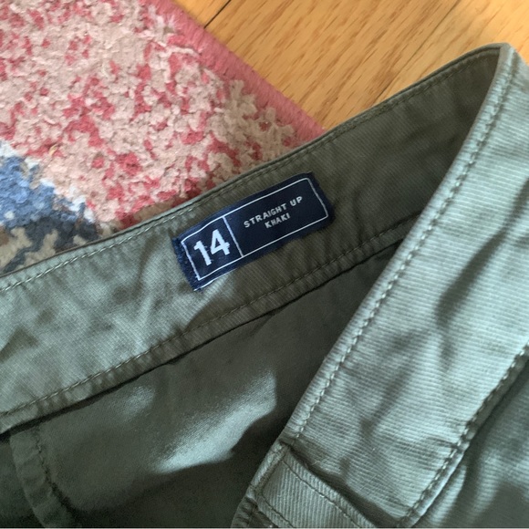 Straight Up Khakis with Washwell in Army Jacket Green - Picture 3 of 5